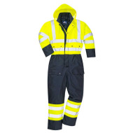 KOMBINEZON ROBOCZY MODAFLAME PORTWEST PRW-MV28YNR TRUDNOPALNY OSTRZEGAWCZY ŻÓŁTO-GRANATOWY