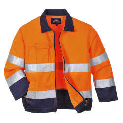 BLUZA ROBOCZA PORTWEST MADRID PRW-TX70ONR OSTRZEGAWCZA POMARAŃCZOWO-GRANATOWA
