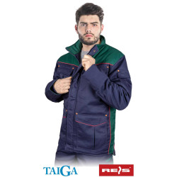 BLUZA ROBOCZA REIS TAIGA BTO OCIEPLANA GRANATOWO-ZIELONA