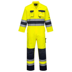 KOMBINEZON ROBOCZY NANTES PORTWEST PRW-TX55YNR OSTRZEGAWCZY ŻÓŁTO-GRANATOWY