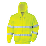 BLUZA ROBOCZA PORTWEST PRW-B304ORR OSTRZEGAWCZA Z KAPTUREM POMARAŃCZOWA