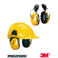 NAUSZNIKI PRZECIWHAŁASOWE 3M PELTOR 3M-H510P3E, NAHEŁMOWE, SNR 26dB, ŻÓŁTE