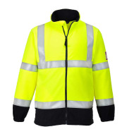 BLUZA ROBOCZA PORTWEST BIZFLAME MULTI-NORM PRW-FR61YNR OSTRZEGAWCZA TRUDNOPALNA ŻÓŁTO-GRANATOWA
