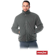 BLUZA ROBOCZA DELTA PLUS KODIAK Z POLARU CZERWONO-CZARNA CIEPŁA I WYTRZYMAŁA