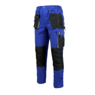 SPODNIE ROBOCZE PROCERA PROMAN STRETCH 250, MONTERSKIE, DO PASA, NIEBIESKIE