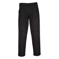 SPODNIE ROBOCZE CHINO STRETCH PORTWEST PRW-S232BKR DO PASA CZARNE