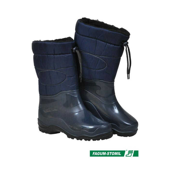 BUTY ROBOCZE FAGUM-STOMIL BFPCVSNOW DAMSKIE TYPU KOZAK OCIEPLANE CZARNO-GRANATOWE