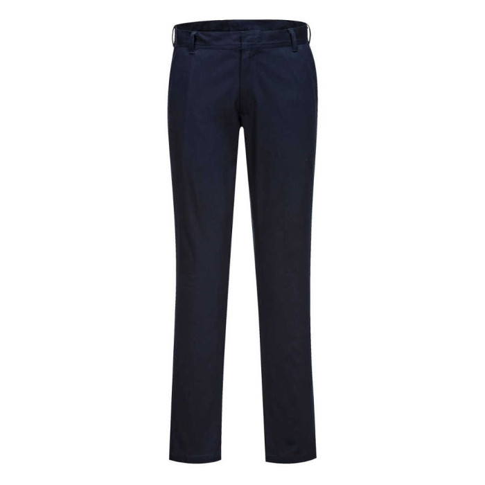 SPODNIE ROBOCZE CHINO STRETCH PORTWEST PRW-S232DNR DO PASA CIEMNOGRANATOWE