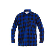 KOSZULA ROBOCZA PROCERA FLANELOWA 100% BAWEŁNA 165 g/m2 NIEBIESKA
