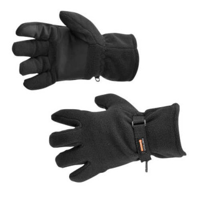 RĘKAWICE ROBOCZE PORTWEST PRW-GL12 OCIEPLANE INSULATEXEM 100% POLAR CZARNE