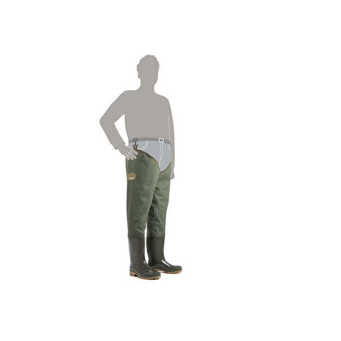 WODERY DEMAR GRAND WADERS BRD-3190, PRZYPINANE DO PASKA, OLIWKOWE