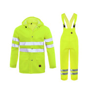 UBRANIE ROBOCZE PRZECIWDESZCZOWE PROCERA PROBALTIC FLUO, OSTRZEGAWCZE, Z TKANINY PROBALTIC, POMARAŃCZOWE