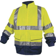 BLUZA ROBOCZA DELTA PLUS LULEA2 SOFTSHELLOWA BIAŁO-SZARA