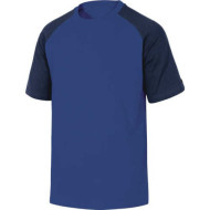 KOSZULKA T-SHIRT DELTA PLUS GENOA 100% BAWEŁNA CZARNO-SZARA