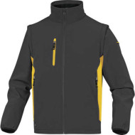 BLUZA ROBOCZA DELTA PLUS PANOSTYLE PHVE2 OSTRZEGAWCZA POMARAŃCZOWO-GRANATOWA