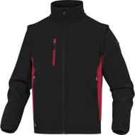 BLUZA ROBOCZA DELTA PLUS MYSEN2 SOFTSHELLOWA Z ODPINANYMI RĘKAWAMI SZARO-ŻÓŁTA