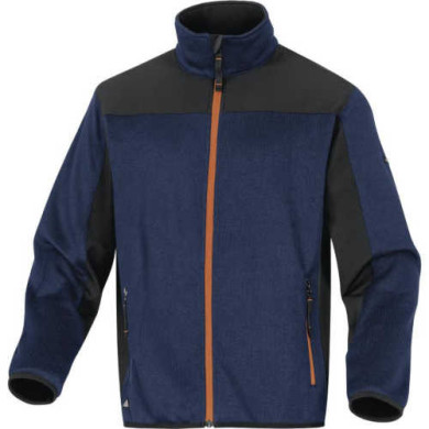 BLUZA ROBOCZA DELTA PLUS BEAVER GRANATOWO-POMARAŃCZOWA