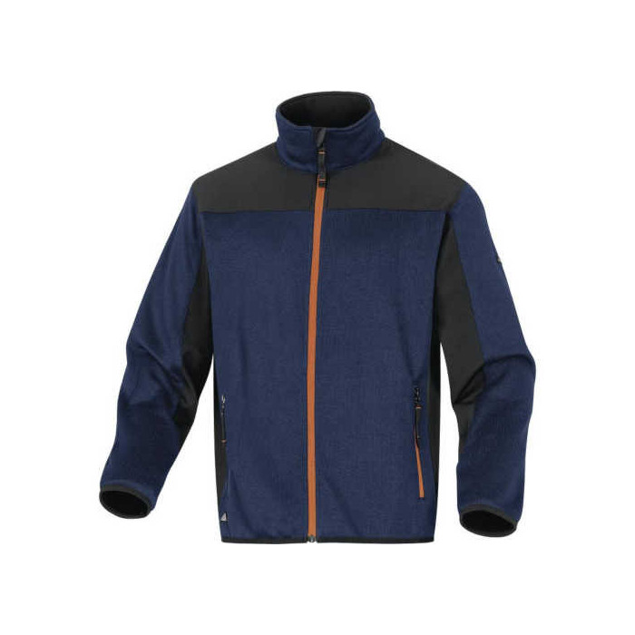 BLUZA ROBOCZA DELTA PLUS BEAVER GRANATOWO-POMARAŃCZOWA