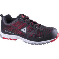 PÓŁBUTY ROBOCZE DELTA PLUS SPORTSWEAR DELTA SPORT S1P SRC HRO CZARNO-CZERWONE PRACE REMONTOWE RZEMIOSŁO LOGISTYKA