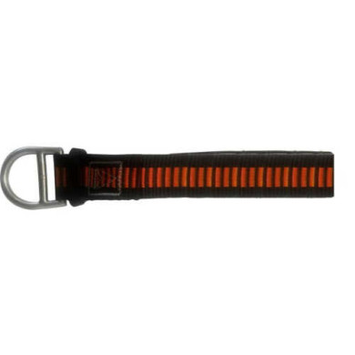 TAŚMA PRZEDŁUŻAJĄCA DELTA PLUS LV102050 POLIESTER CZARNO-POMARAŃCZOWA 0,5M D-RING