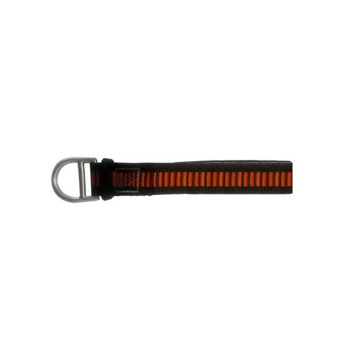 TAŚMA PRZEDŁUŻAJĄCA DELTA PLUS LV102050 POLIESTER CZARNO-POMARAŃCZOWA 0,5M D-RING