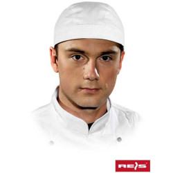CZAPKA KUCHARSKA REIS CZPIRAT BANDANA 100% BAWEŁNA BIAŁA CZAPKA KUCHARSKA REIS CZPIRAT BANDANA 100% BAWEŁNA BIAŁA
