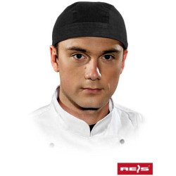 CZAPKA KUCHARSKA REIS CZPIRAT BANDANA 100% BAWEŁNA CZARNA CZAPKA KUCHARSKA REIS CZPIRAT BANDANA 100% BAWEŁNA CZARNA