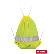 WOREK ROBOCZY REIS FLUOBAG OSTRZEGAWCZY ZE SZNURKIEM ŻÓŁTY