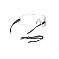OKULARY OCHRONNE BOLLE SAFETY COBRA Z PASKIEM, POLIWĘGLAN, PRZEZROCZYSTE, LEKKIE, ANTI-SCRATCH, ANTI-FOG, OCHRONA UVA UVB