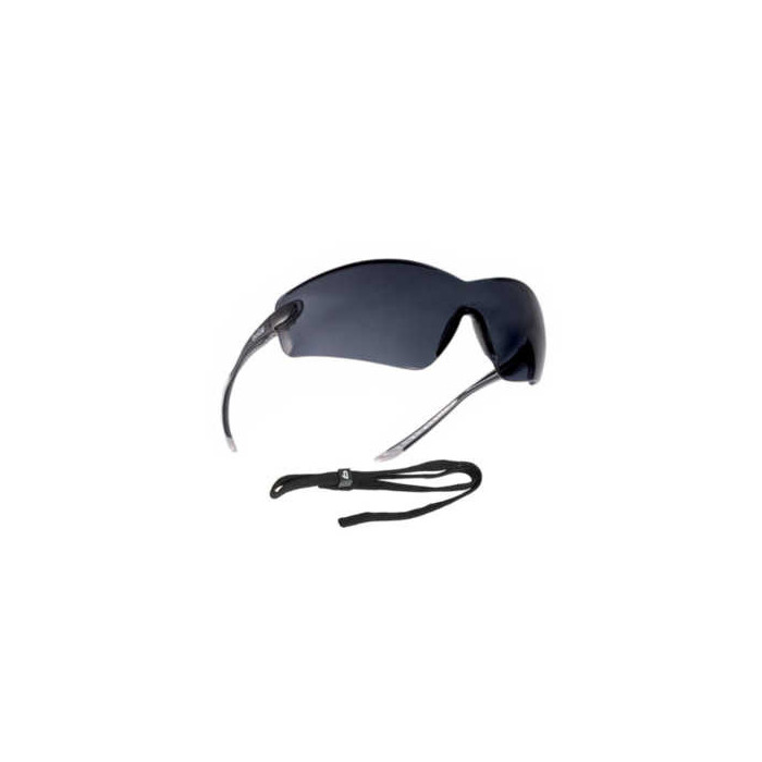 OKULARY OCHRONNE BOLLE SAFETY COBRA PRZECIWSŁONECZNE Z PASKIEM, ANTI-SCRATCH, ANTI-FOG, OCHRONA UVA/UVB