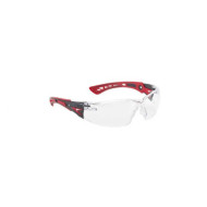 OKULARY OCHRONNE BOLLE SAFETY RUSH+ PRZEZROCZYSTE, POLIWĘGLAN, ANTI-SCRATCH, ANTI-FOG, OCHRONA UVA/UVB