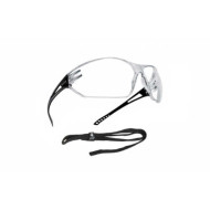 OKULARY OCHRONNE BOLLE SAFETY SLAM PRZEZROCZYSTE CZARNE POLIWĘGLAN UNIWERSALNE SPORTOWE OCHRONA UV