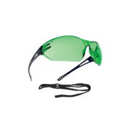 OKULARY OCHRONNE BOLLE SAFETY SLAM SHADE 2 SPAWALNICZE ZIELONO-CZARNE LEKKIE SPORTOWE OCHRONA UV IR