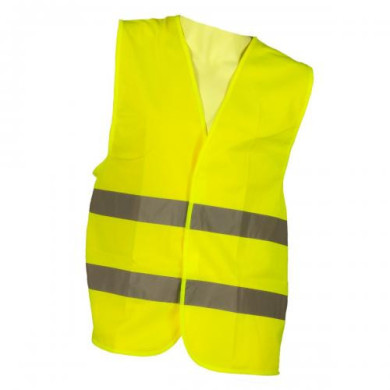 KAMIZELKA OSTRZEGAWCZA URGENT MD201, ODBLASKOWA, POLIESTROWA, ŻÓŁTA