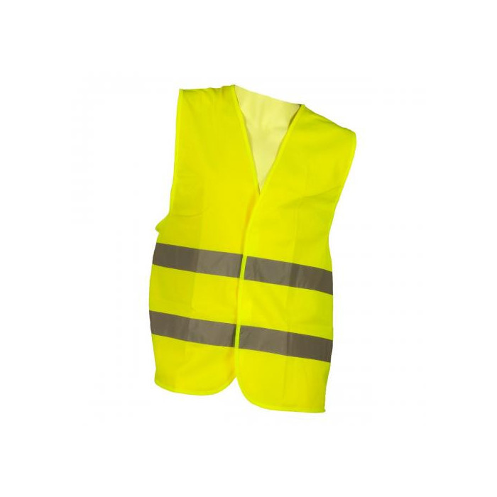 KAMIZELKA OSTRZEGAWCZA URGENT, ODBLASKOWA, POLIESTROWA, ŻÓŁTA