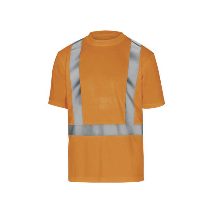 KOSZULKA T-SHIRT DELTA PLUS COMET OSTRZEGAWCZA POMARAŃCZOWA KLASA 2 ODBLASKOWA S-3XL