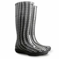KALOSZE MIEJSKIE DEMAR AVENEW HAWAI LADY PRINT HG 0076 DAMSKIE, ZE WZOREM, CZARNO SZARE