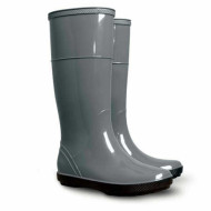 KALOSZE DEMAR AVENEW HAWAI LADY D 0075, WYSOKIE, BŁYSZCZĄCE, DAMSKIE, SZARE