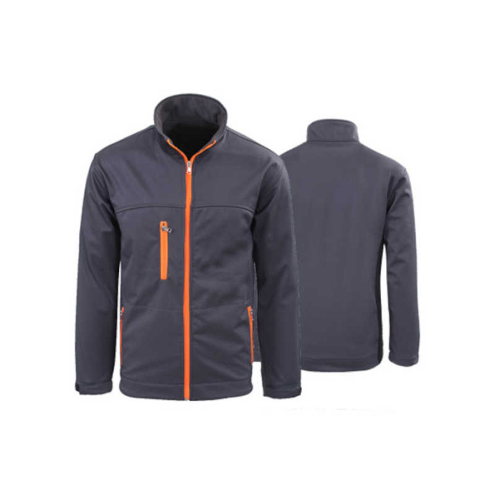 KURTKA ROBOCZA PROCERA SOFTSHELL SZARA WODOOCHRONNA OCHRONNA NA SEZON