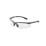 OKULARY OCHRONNE BOLLE SAFETY CONTOUR CLEAR PRZEZROCZYSTE BRĄZOWE LEKKIE KOMFORTOWE ANTYSTATYCZNE
