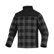 BLUZA ROBOCZA DELTA PLUS KODIAK Z POLARU SZARO-CZARNA CIEPŁA I WYTRZYMAŁA