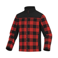 BLUZA ROBOCZA DELTA PLUS KODIAK Z POLARU SZARO-CZARNA CIEPŁA I WYTRZYMAŁA