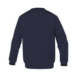 BLUZA ROBOCZA DELTA PLUS OLINO GRANATOWA ZE WZMOCNIENIAMI MOLTON POLIESTER BAWEŁNA