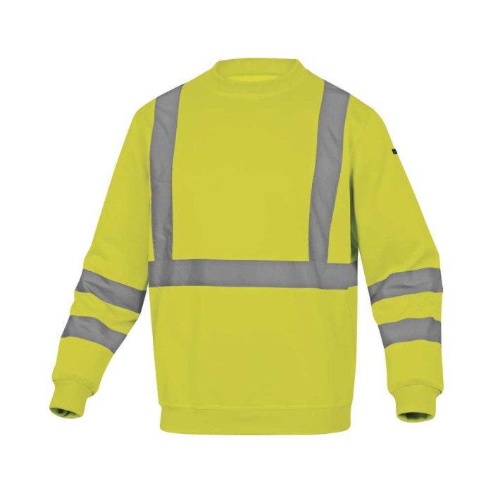 BLUZA ROBOCZA DELTA PLUS ASTRAL OSTRZEGAWCZA ŻÓŁTA MOLTON POLIESTER BAWEŁNA
