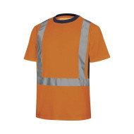 KOSZULKA T-SHIRT PORTWEST MODAFLAME PRW-FR96 Z DŁUGIM RĘKAWEM TRUDNOPALNA OSTRZEGAWCZA ŻÓŁTA