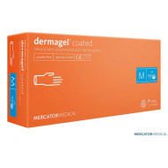 RĘKAWICE LATEKSOWE MERCATOR EASYCARE RMM-DERMAGEL PUDROWANE OP. 100 SZT. KREMOWE